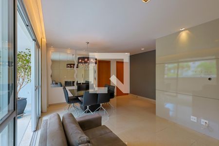 Sala de apartamento para alugar com 3 quartos, 115m² em Vila da Serra, Nova Lima