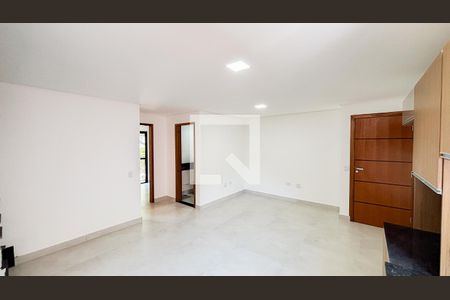 Sala - Cozinha de apartamento para alugar com 2 quartos, 100m² em Vila Linda, Santo André