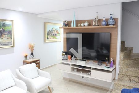 Sala de casa à venda com 3 quartos, 110m² em Santa Maria, São Caetano do Sul