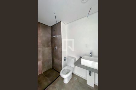 Banheiro de kitnet/studio à venda com 1 quarto, 25m² em Vila Regente Feijó, São Paulo