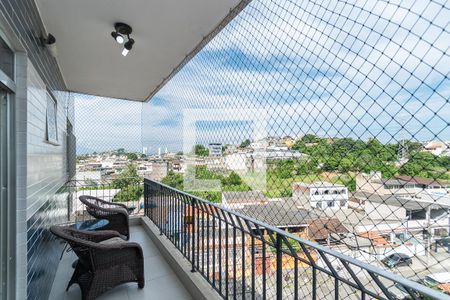 Varanda da Sala de apartamento para alugar com 3 quartos, 88m² em Brás de Pina, Rio de Janeiro