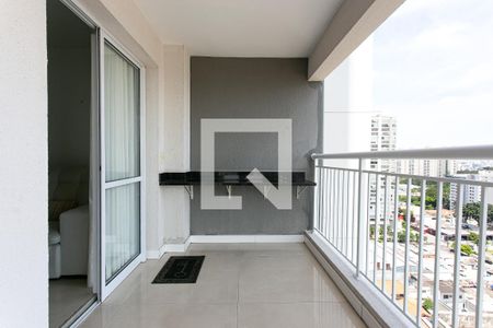 Varanda da Sala de apartamento à venda com 2 quartos, 66m² em Vila Zilda, São Paulo