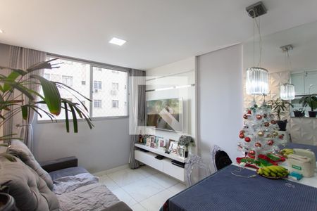 Sala de apartamento à venda com 2 quartos, 59m² em Castelo, Belo Horizonte