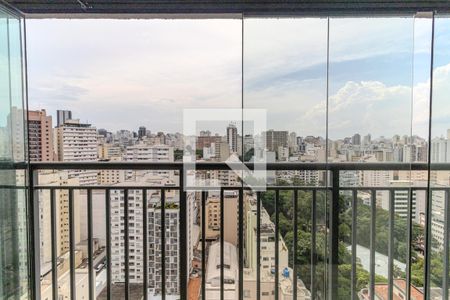 Varanda de kitnet/studio para alugar com 1 quarto, 35m² em Vila Buarque, São Paulo