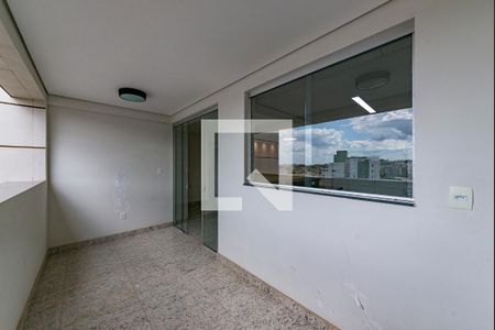 Varanda da Sala de apartamento à venda com 3 quartos, 103m² em Buritis, Belo Horizonte