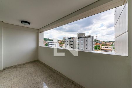 Varanda da Sala de apartamento à venda com 3 quartos, 103m² em Buritis, Belo Horizonte