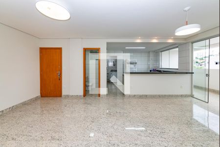 Sala de apartamento à venda com 3 quartos, 103m² em Buritis, Belo Horizonte