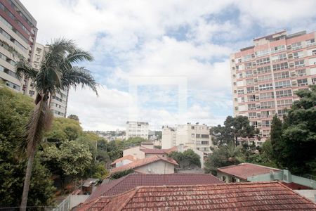 Sala - Vista de apartamento para alugar com 1 quarto, 52m² em Jardim Botânico, Porto Alegre