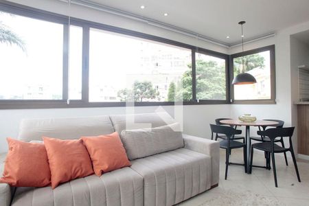 Sala de apartamento para alugar com 1 quarto, 52m² em Jardim Botânico, Porto Alegre