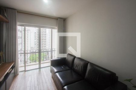 Sala de apartamento para alugar com 2 quartos, 73m² em Cidade Monções, São Paulo