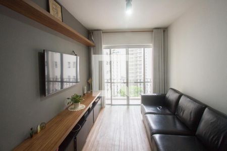 Sala de apartamento para alugar com 2 quartos, 73m² em Cidade Monções, São Paulo