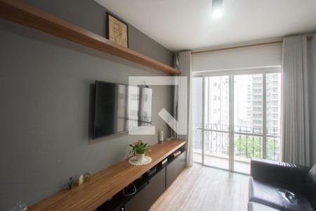 Sala de apartamento para alugar com 2 quartos, 73m² em Cidade Monções, São Paulo