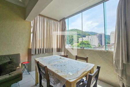 Sala de apartamento para alugar com 2 quartos, 65m² em Loteamento Joao Batista Juliao, Guarujá