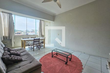 Sala de apartamento para alugar com 2 quartos, 65m² em Loteamento Joao Batista Juliao, Guarujá