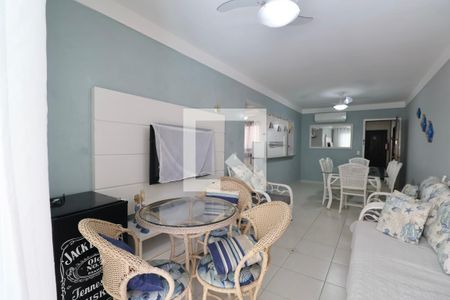 Sala de apartamento para alugar com 2 quartos, 82m² em Jardim Santa Genoveva, Guarujá