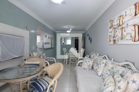 Sala de apartamento para alugar com 2 quartos, 82m² em Jardim Santa Genoveva, Guarujá