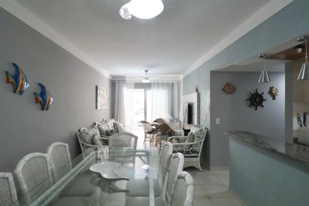 Sala de apartamento para alugar com 2 quartos, 82m² em Jardim Santa Genoveva, Guarujá