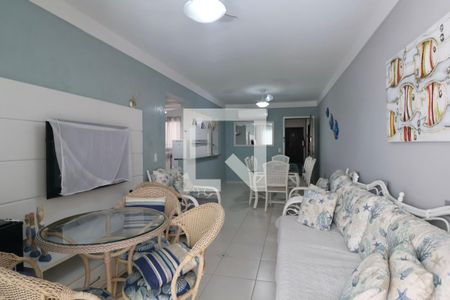 Sala de apartamento para alugar com 2 quartos, 82m² em Jardim Santa Genoveva, Guarujá