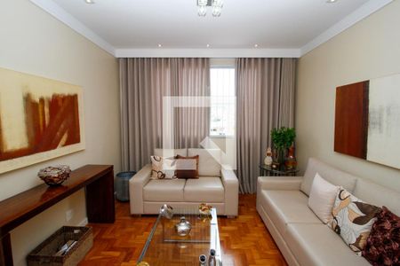 Sala de apartamento à venda com 3 quartos, 137m² em Jardim America, Belo Horizonte