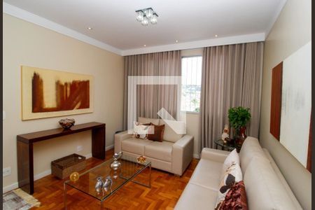 Sala de apartamento à venda com 3 quartos, 137m² em Jardim America, Belo Horizonte