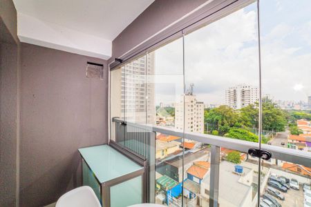 Varanda de kitnet/studio à venda com 1 quarto, 26m² em Santo Amaro, São Paulo