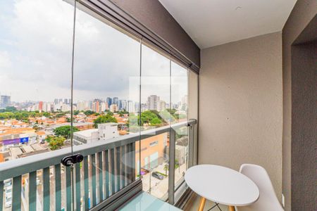 Varanda de kitnet/studio à venda com 1 quarto, 26m² em Santo Amaro, São Paulo