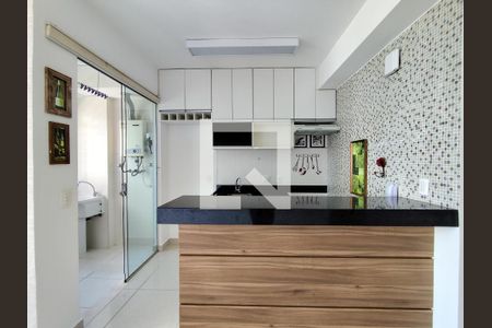 Sala/Cozinha  de apartamento à venda com 2 quartos, 64m² em Vila da Serra, Nova Lima