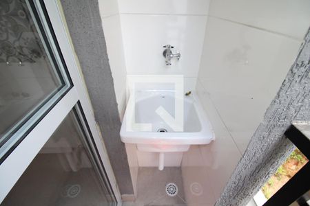 Sala / Cozinha - Varanda de apartamento para alugar com 1 quarto, 27m² em Santana, São Paulo