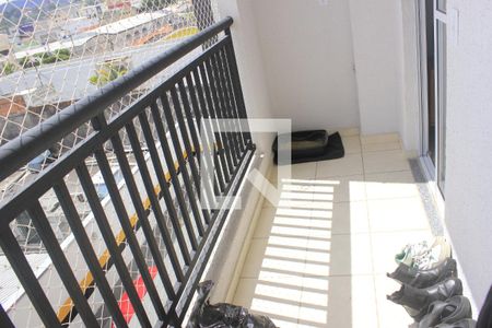 Varanda com área de serviço de apartamento para alugar com 2 quartos, 47m² em Jardim Vila Galvao, Guarulhos