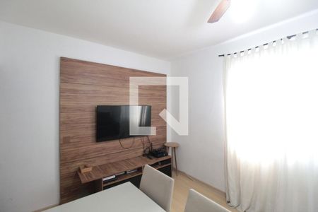 Sala de apartamento à venda com 2 quartos, 52m² em Santa Branca, Belo Horizonte