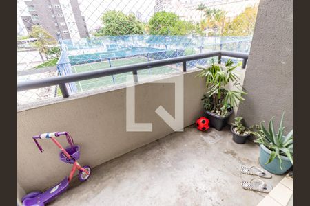 Varanda de apartamento para alugar com 2 quartos, 60m² em Jardim Analia Franco, São Paulo