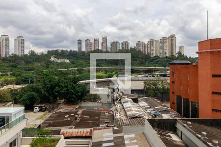 Sala - Vista de apartamento para alugar com 1 quarto, 29m² em Jardim Caravelas, São Paulo