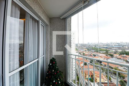 Varanda da Sala de apartamento à venda com 2 quartos, 55m² em Vila Prudente, São Paulo