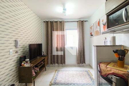 Sala/Cozinha de apartamento para alugar com 2 quartos, 33m² em Vila Carmosina, São Paulo