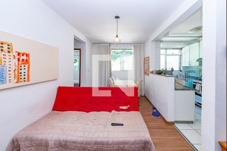 Sala de apartamento à venda com 2 quartos, 55m² em Carlos Prates, Belo Horizonte