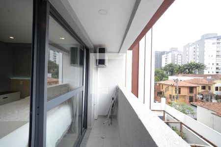 Varanda de kitnet/studio para alugar com 1 quarto, 27m² em Vila Mariana, São Paulo