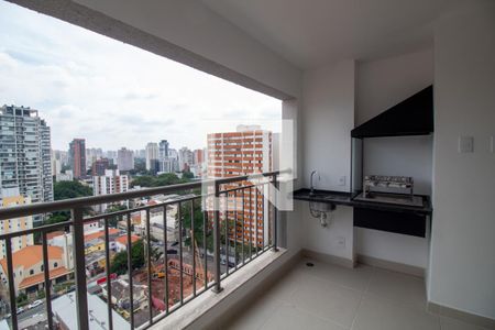 Varanda Gourmet de apartamento à venda com 2 quartos, 59m² em Chácara Santo Antônio (zona Sul), São Paulo