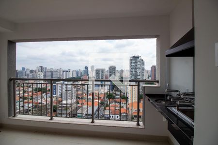 Varanda Gourmet de apartamento à venda com 2 quartos, 59m² em Chácara Santo Antônio (zona Sul), São Paulo