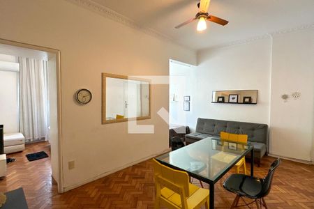 Sala de apartamento para alugar com 2 quartos, 52m² em Copacabana, Rio de Janeiro