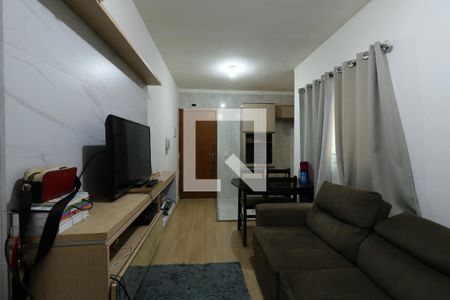 Sala de apartamento à venda com 2 quartos, 55m² em Jardim Ipanema, Santo André