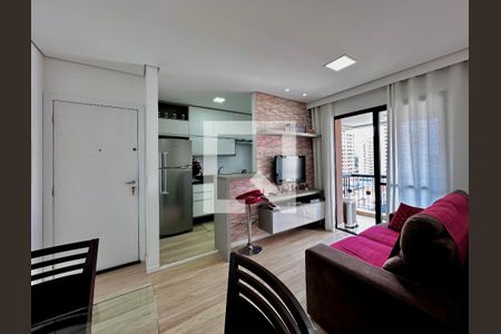 Sala de apartamento à venda com 1 quarto, 40m² em Chácara Santo Antônio (zona Sul), São Paulo