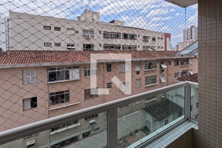 Varanda da Sala de apartamento para alugar com 2 quartos, 65m² em Vila Belmiro, Santos