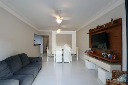 Sala de apartamento para alugar com 3 quartos, 92m² em Balneario Guarujá, Guarujá