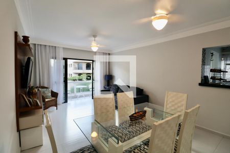 Sala de apartamento para alugar com 3 quartos, 92m² em Balneario Guarujá, Guarujá