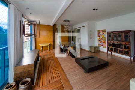 Sala de apartamento para alugar com 3 quartos, 107m² em Belvedere, Belo Horizonte