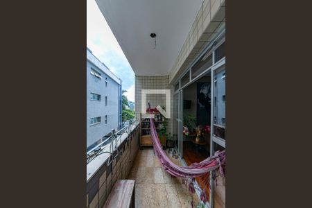 Varanda da Sala de apartamento à venda com 4 quartos, 130m² em Buritis, Belo Horizonte