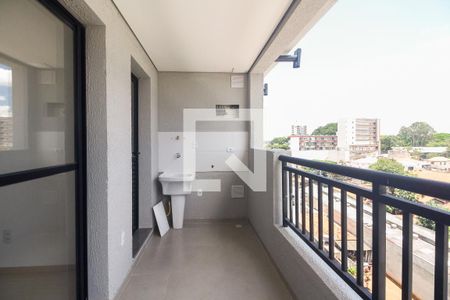 Varanda  de apartamento para alugar com 2 quartos, 55m² em Chácara Seis de Outubro, São Paulo