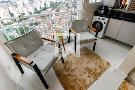 Varanda da Sala de apartamento para alugar com 2 quartos, 50m² em Jardim Umarizal, São Paulo