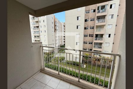 Varanda da Sala de apartamento para alugar com 2 quartos, 56m² em Conjunto Residencial Nova Paisagem , Suzano