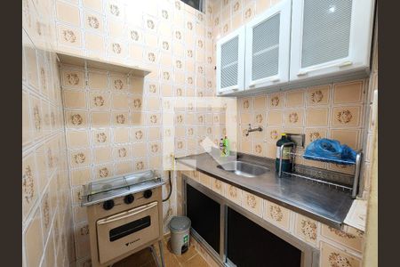 Cozinha de apartamento à venda com 1 quarto, 35m² em Lapa, Rio de Janeiro